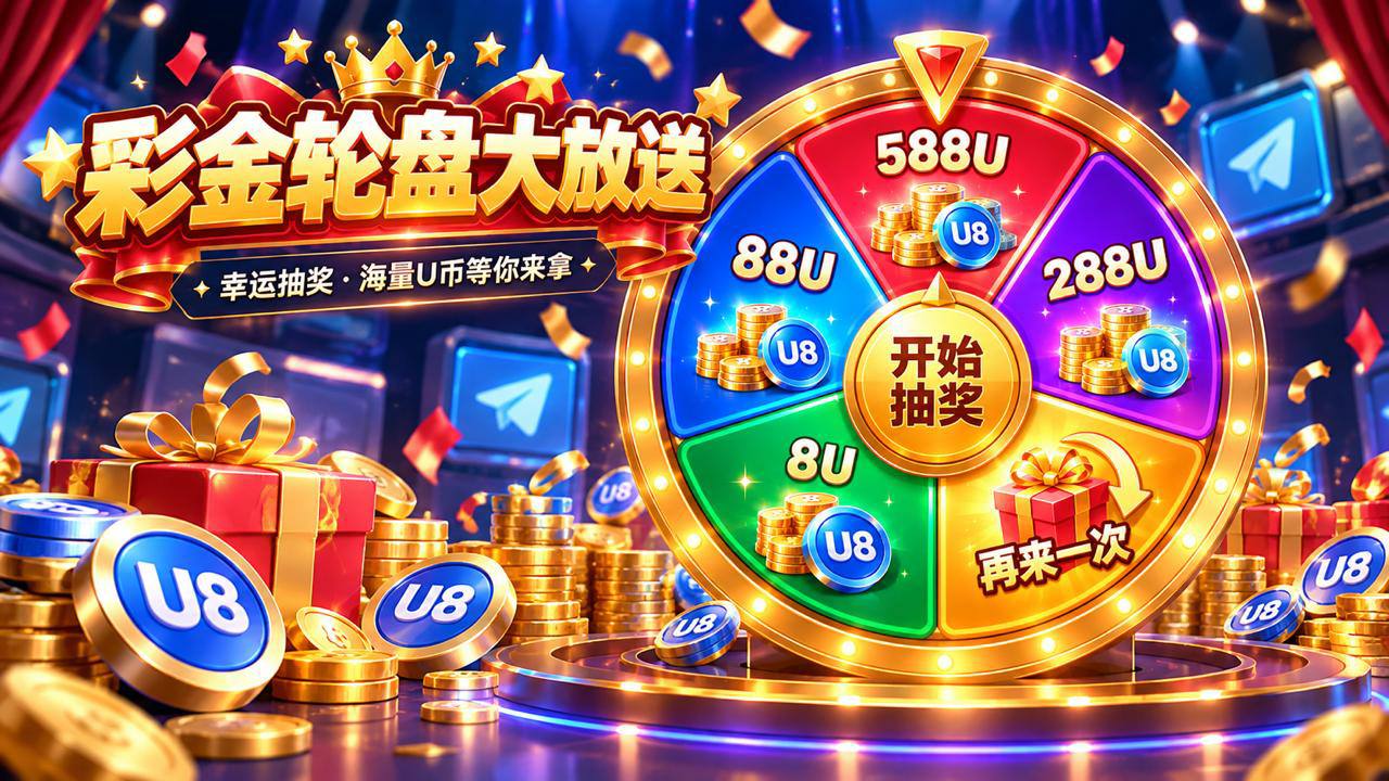 彩金轮盘大放送，幸运抽奖，海量U币等你来拿